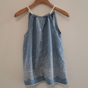 Anthropologie Denim Tank